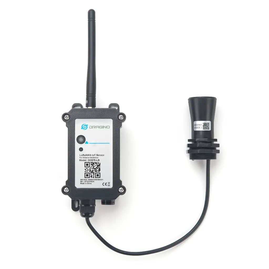 DDS75-LB LoRaWAN Ultrasonic Distance Detection Sensor
