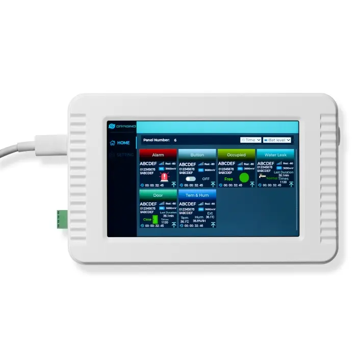 LTS5 LoRa / LoRaWAN HMI Touch Screen