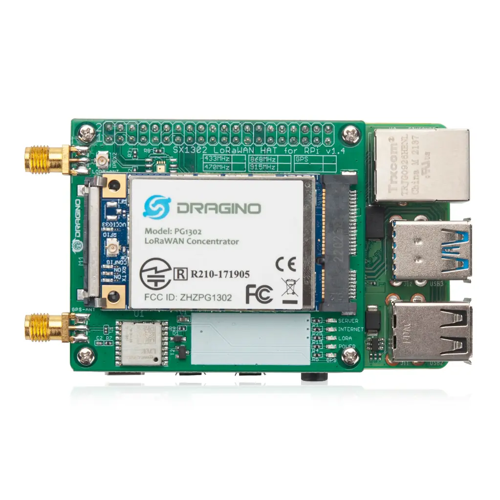 PG1302-RPI Multi-Channel LoRaWAN Concentrator